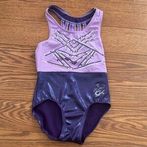 GK Elite Suni Lee Purple Gymnastics Leotard - Size Child Small